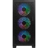 Cooler Master  mini tower behuizing Zwart | 1x USB-A | 1x USB-C | RGB | Window