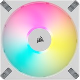 Corsair iCUE AF140 RGB ELITE + Lighting Node CORE case fans Wit, 2 stuks, 140 x 140 x 25 mm, PWM