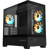 GIGABYTE C201 PANORAMIC midi tower behuizing Zwart | 2x USB-A | RGB | Window