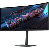 GIGABYTE GS34WQCA 34" Curved UltraWide gaming monitor Zwart, 120 Hz, HDMI, DisplayPort, Adaptive Sync