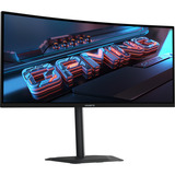 GIGABYTE GS34WQCA 34" Curved UltraWide gaming monitor Zwart, 120 Hz, HDMI, DisplayPort, Adaptive Sync