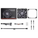 Noctua Noctua NF-A12x25 G2 PWM chromax.black case fans Zwart, 2 stuks, 120 x 120 x 25 mm