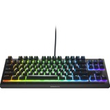 SteelSeries Apex 3 TKL RGB gaming toetsenbord Zwart, US lay-out (QWERTY), SteelSeries Whisper-Quiet, 80% (TKL)	