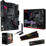 ALTERNATE Upgrade Kit ROG STRIX B550-F GAMING WI-FI II + Ryzen 7 5800X + 32 GB + 2 TB SSD Zwart, Moederbord, CPU, Geheugen, SSD