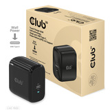 Club 3D Travel Charger PPS 65W GAN technology Zwart, USB-C, Power Delivery(PD) 3.0