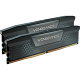 Corsair 64 GB DDR5-6000 (2x 32 GB) Kit werkgeheugen Zwart, CMK64GX5M2B6000C38, Vengeance, XMP