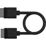 Corsair iCUE LINK kabel Zwart, 0,2 meter, 2 stuks