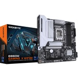 GIGABYTE B860M GAMING X WIFI6E socket 1851 moederbord Wit, RAID, 2,5Gb-LAN, Wi-Fi 6E, BT, Sound, µATX