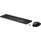 HP 650 draadloze desktopset Zwart, BE lay-out (AZERTY), Plunger, 100%, 1200 - 4000 dpi