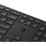 HP 650 draadloze desktopset Zwart, BE lay-out (AZERTY), Plunger, 100%, 1200 - 4000 dpi