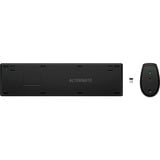 HP 650 draadloze desktopset Zwart, BE lay-out (AZERTY), Plunger, 100%, 1200 - 4000 dpi