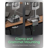 ICY BOX  monitorarm Grijs