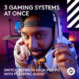Logitech G Astro A50 LIGHTSPEED draadloze gaming headset + basisstation (Gen 5) over-ear  Wit, Xbox, PS5, pc/Mac of Nintendo Switch, Bluetooth / USB-C