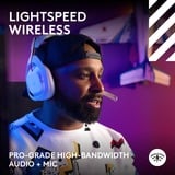 Logitech G Astro A50 LIGHTSPEED draadloze gaming headset + basisstation (Gen 5) over-ear  Wit, Xbox, PS5, pc/Mac of Nintendo Switch, Bluetooth / USB-C
