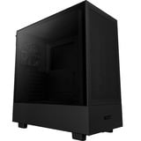 NZXT H5 Flow All Black midi tower behuizing Zwart (mat) | 1x USB-A | 1x USB-C | Tempered Glass