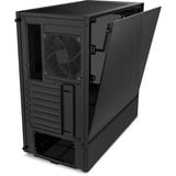 NZXT H5 Flow All Black midi tower behuizing Zwart (mat) | 1x USB-A | 1x USB-C | Tempered Glass