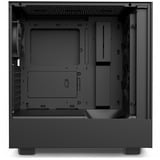 NZXT H5 Flow All Black midi tower behuizing Zwart (mat) | 1x USB-A | 1x USB-C | Tempered Glass