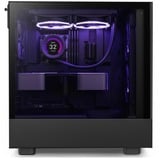 NZXT H5 Flow All Black midi tower behuizing Zwart (mat) | 1x USB-A | 1x USB-C | Tempered Glass