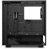 NZXT H5 Flow All Black midi tower behuizing Zwart (mat) | 1x USB-A | 1x USB-C | Tempered Glass