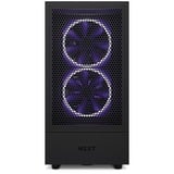 NZXT H5 Flow All Black midi tower behuizing Zwart (mat) | 1x USB-A | 1x USB-C | Tempered Glass