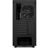 NZXT H5 Flow All Black midi tower behuizing Zwart (mat) | 1x USB-A | 1x USB-C | Tempered Glass