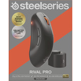 SteelSeries Rival Pro gaming muis Zwart, 100 - 42.000 DPI, 8K, UWB / 6 GHz