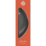 SteelSeries Rival Pro gaming muis Zwart, 100 - 42.000 DPI, 8K, UWB / 6 GHz