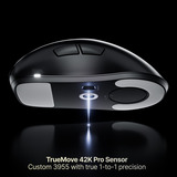 SteelSeries Rival Pro gaming muis Zwart, 100 - 42.000 DPI, 8K, UWB / 6 GHz