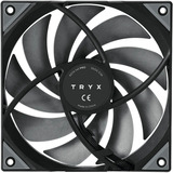 TRYX ROTA PRO case fan Zwart, 140 x 140 x 25 mm, PWM