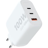 Xtorm 100W GaN² Ultra oplader Wit, 2x USB-C, 1x USB-A