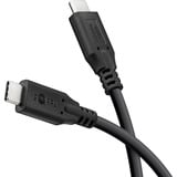 goobay USB4 Gen 2x2 kabel Zwart, 1,5 meter