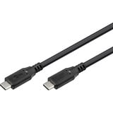goobay USB-C 4.0 > USB-C kabel Zwart, 1,5 meter