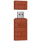 8BitDo USB Wireless Adapter 2 draadloze adapter Bruin