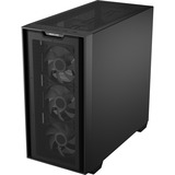 ASUS A21 PLUS mini tower behuizing Zwart | 2x USB-A | RGB | Window