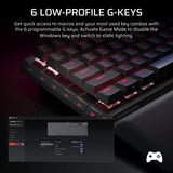Corsair VANGUARD 96 RGB mechanisch gaming toetsenbord Zwart, US lay-out (QWERTY), Corsair MLX Plasma, 96%, RGB, Keycaps PBT double-shot, ABS single-shot, Hot-swap