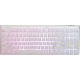 Ducky One 3 RGB TKL, gaming toetsenbord Wit, BE Lay-out, Cherry MX RGB Brown, RGB leds, TKL, ABS