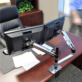 Ergotron LX Dual Side-by-Side Arm monitorarm Zilver