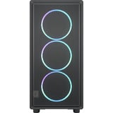 Fractal Design Epoch XL TG RGB midi tower behuizing Zwart | 2x USB-A | 1x USB-C | RGB | Tempered Glass