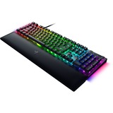 Razer BlackWidow V4 RGB mechanisch gaming toetsenbord Zwart, US lay-out (QWERTY), Razer Green, 100%