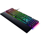 Razer BlackWidow V4, gaming toetsenbord Zwart, US lay-out, Razer Green, RGB leds, Doubleshot ABS