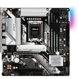 ASRock B760M Pro RS/D4 socket 1700 moederbord Wit/zwart, RAID, 2.5 Gb-LAN, Sound, µATX