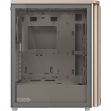 ASUS ProArt PA401 Wood Edition - Tempered Glass Panel midi tower behuizing Beige/houtkleur | 2x USB-A | 1x USB-C | Tempered Glass