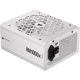 Corsair RM1000x SHIFT White, 1000W voeding  Wit, 4x PCIe, 1x 12VHPWR, Kabelmanagement