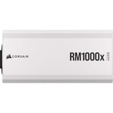 Corsair RM1000x SHIFT White modulaire 1000 watt voeding  Wit, 1x 12V-2x6, 4x PCIe
