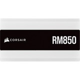 Corsair RM850 White (2021) voeding  Wit, 4x PCIe, Full kabel-management