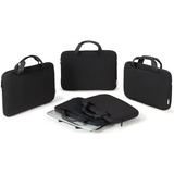 DICOTA BASE XX Sleeve Plus laptoptas Zwart, tot 33,8 cm (13,3")