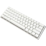 Ducky One 3 Mini RGB mechanisch gaming toetsenbord Wit, BE lay-out (AZERTY), Cherry MX Silent Red, 60%, RGB leds, 60%, ABS