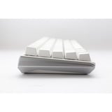 Ducky One 3 Mini White, gaming toetsenbord Wit/zilver, BE Lay-out, Cherry MX Silent Red, RGB leds, 60%, ABS