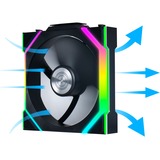 Lian Li UNI FAN SL120 Wireless RGB case fan Zwart, 120 x 124.5 x 28 mm, PWM