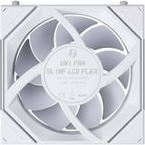 Lian Li UNI FAN SL-INF LCD FLEX 120 Wireless RGB case fans Wit, 3 stuks, 120 x 124 x 28 mm, PWM
